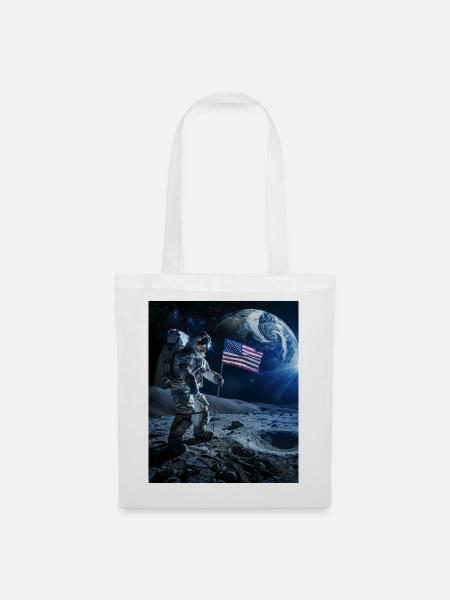 Astronaut - Stoffbeutel - Weiß