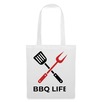 Outils BBQ Life - Sac en tissu - blanc - Devant