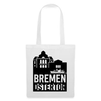 bremen ostertor - Stoffbeutel - Weiß - Vorne