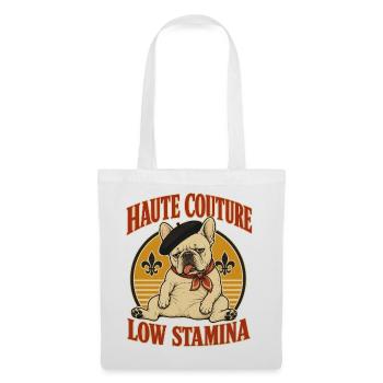 Haute Couture Low Stamina - Tote Bag - white - Front