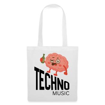 Cerveau Éméché Hourra - Sac en tissu - blanc - Devant