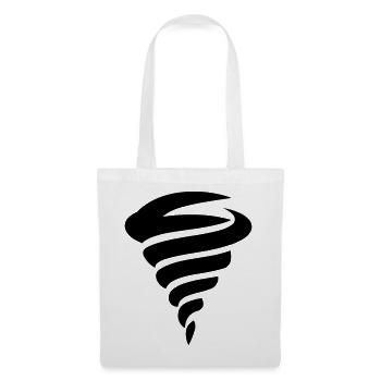 tornade - Sac en tissu - blanc - Devant