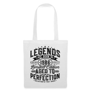 1986 Vintage Birthday Vintage Retro Gift - Tote Bag - white - Front
