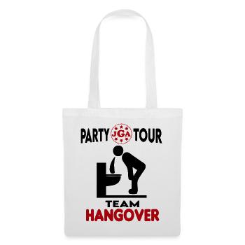 Junggesellenabschied Team Hangover Hochzeit Ringe - Stoffbeutel - Weiß - Vorne