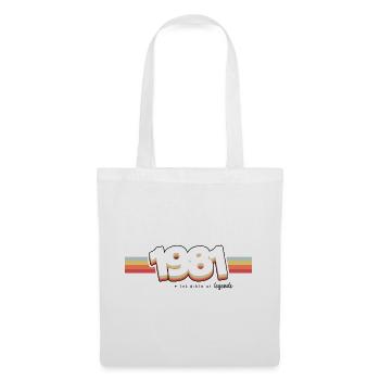 1981 the birth of legends - Tote Bag - white - Front