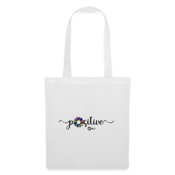 Positive vibes only - Sac en tissu - blanc - Devant