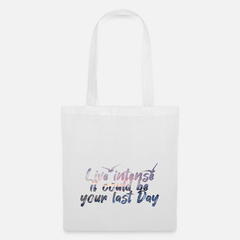 Live Intense - Tote Bag - white