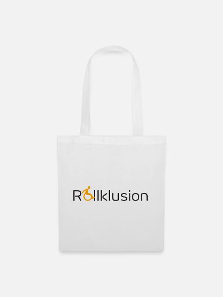 Rollklusion - Stoffbeutel - Weiß