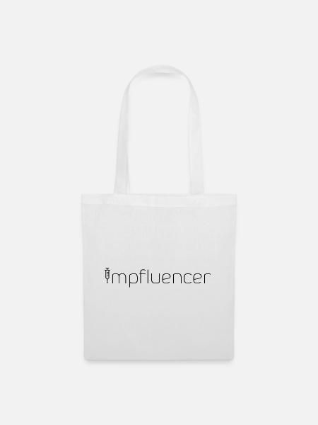 Impfluencer - Stoffbeutel - Weiß