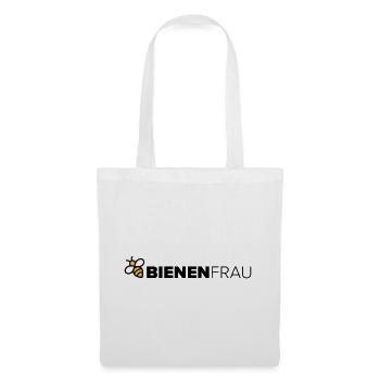 Bienenfrau - Stoffbeutel - Weiß - Vorne