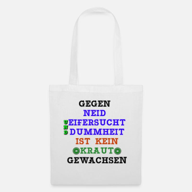 Kein kraut gewachsen - Stoffbeutel - Weiß