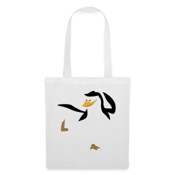 Manchot faisant du karaté - Sac en tissu - blanc - Devant