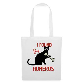 Lustige Katze - Stoffbeutel - Weiß - Vorne