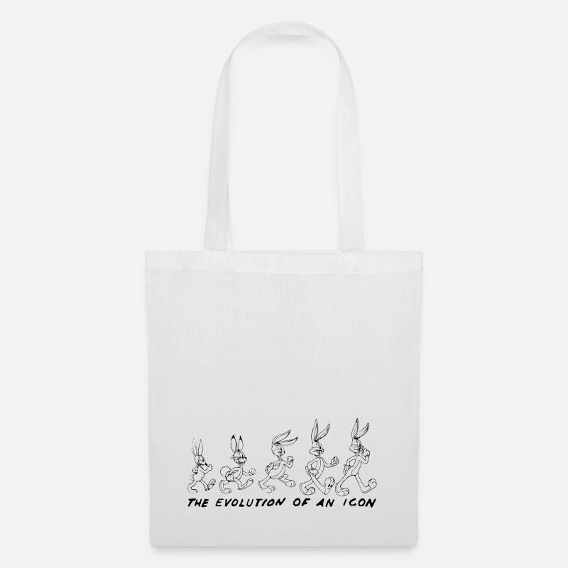 Looney Tunes Bugs Bunny Evolution - Stoffbeutel - Weiß