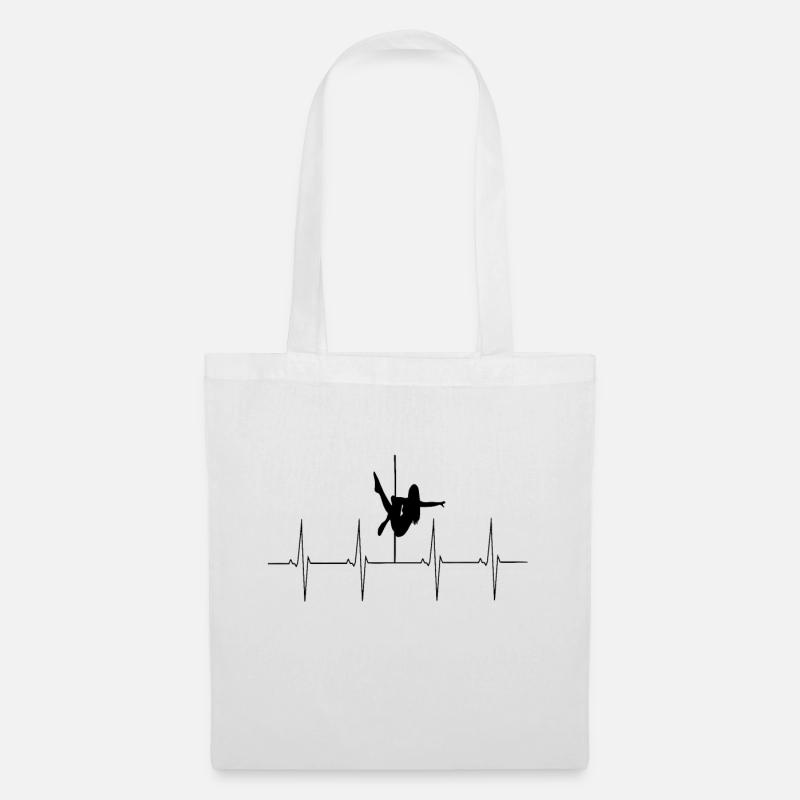 Pole dance - Sac en tissu - blanc
