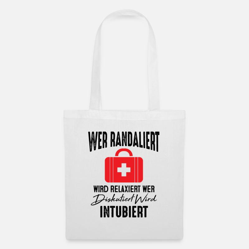 Krankenschwester Geschenk - Stoffbeutel - Weiß