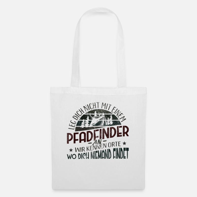 Pfadfinder - Stoffbeutel - Weiß