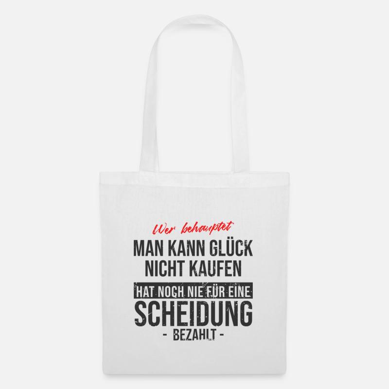 Scheidung - Stoffbeutel - Weiß