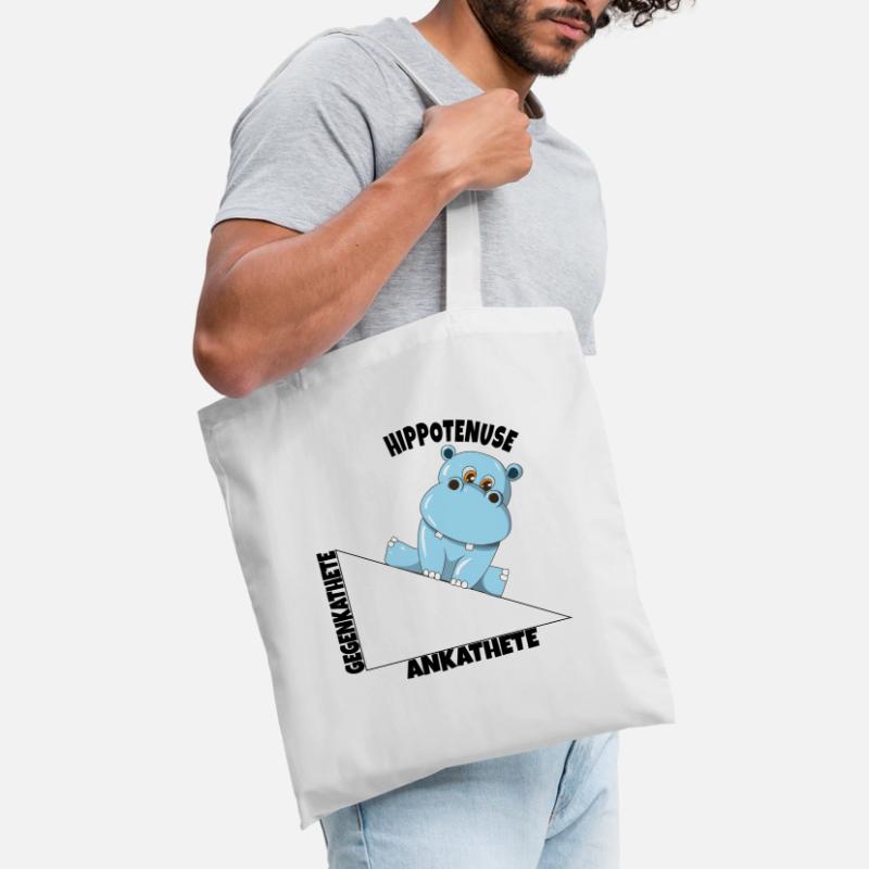 Math Hippotenuse Angular Function Hypotenuse Hippo Tote Bag