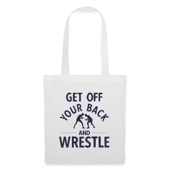 Grappling Martial Arts Wrestling - Stoffbeutel - Weiß - Vorne