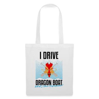 Conception de course de bateaux-dragons pour Dragon Boating - Sac en tissu - blanc - Devant