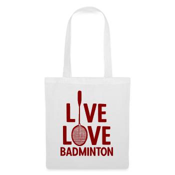 Badminton - Stoffbeutel - Weiß - Vorne