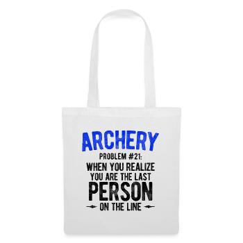 Bogenschießen Archery - Stoffbeutel - Weiß - Vorne