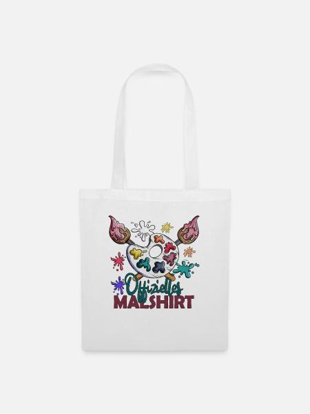 Maler Handwerkskünstler Künstler Farbenpalette - Stoffbeutel - Weiß