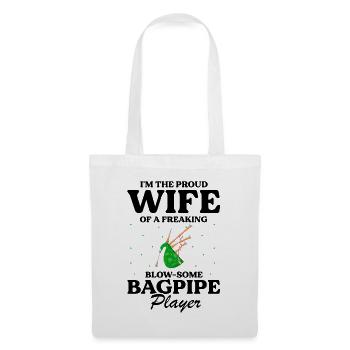 Bagpipes for pipers and Scots - Tote Bag - white - Front