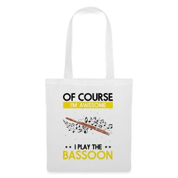 Conception bassoniste pour orchestre à vent - Sac en tissu - blanc - Devant
