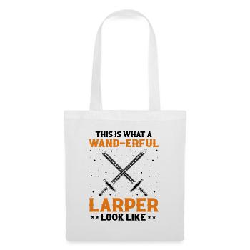 Larping for fantasy role-playing games and sword fights - Tote Bag - white - Front