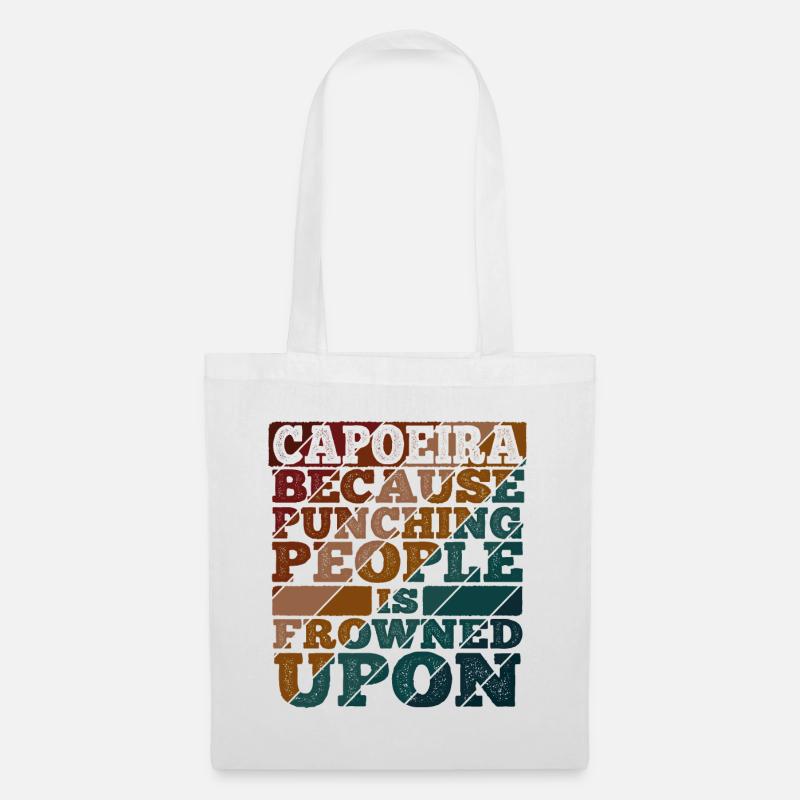 Capoeira - Stoffbeutel - Weiß