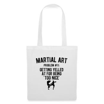 Mixed Martial Arts MMA - Stoffbeutel - Weiß - Vorne