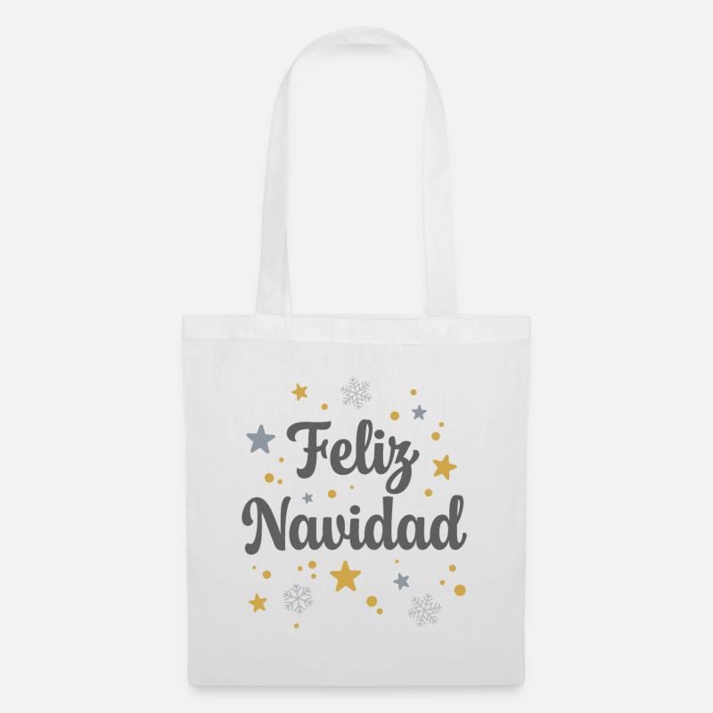 Feliz Navidad - Stoffbeutel - Weiß