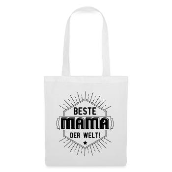 beste Mama der welt - Stoffbeutel - Weiß - Vorne