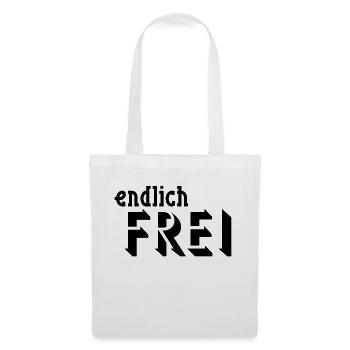 finally FREE - Tote Bag - white - Front