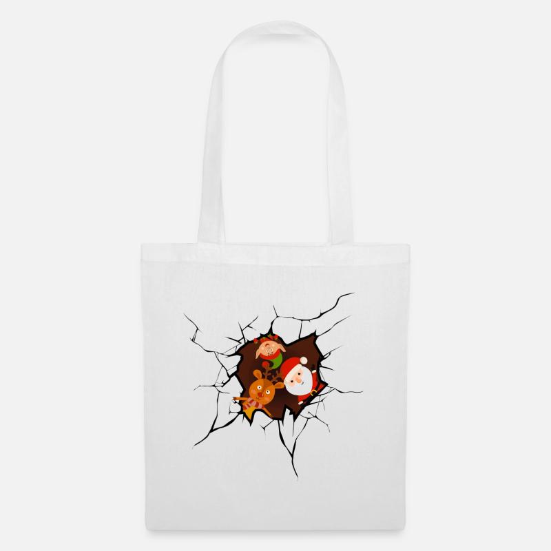 Ça sort de moi - Noël est là - Sac en tissu - blanc