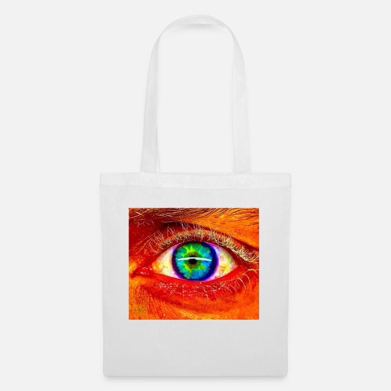 Look in my EYE - Stoffbeutel - Weiß