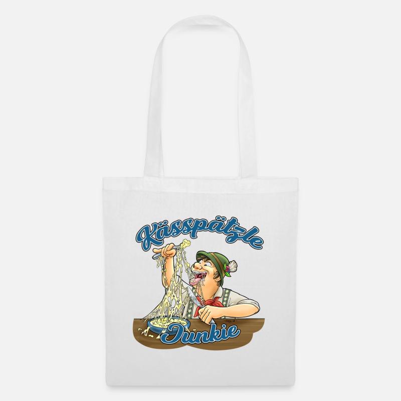 Kässpätzle Junkie - Stoffbeutel - Weiß