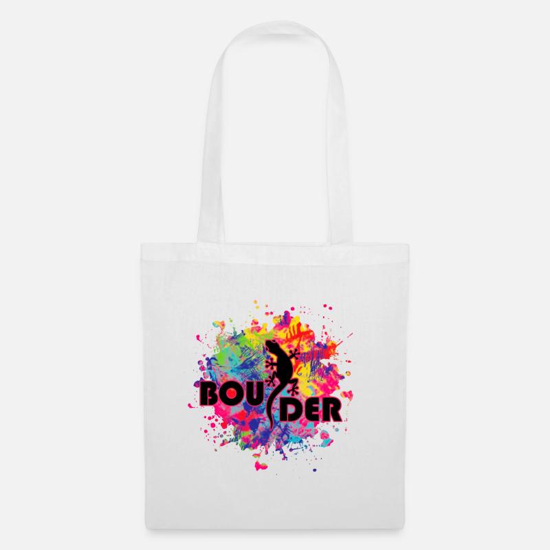 Bouldering Boulderer Boulding - Tote Bag - white