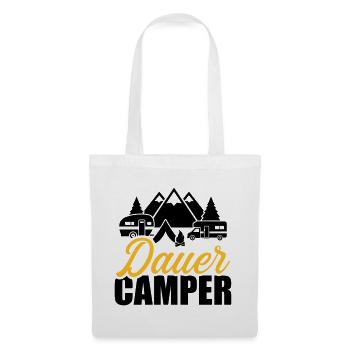 Camping - Stoffbeutel - Weiß - Vorne