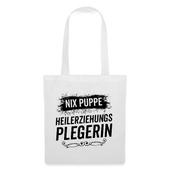 Hep | Heilerziehungspflegerin | Nix Puppe - Stoffbeutel - Weiß - Vorne