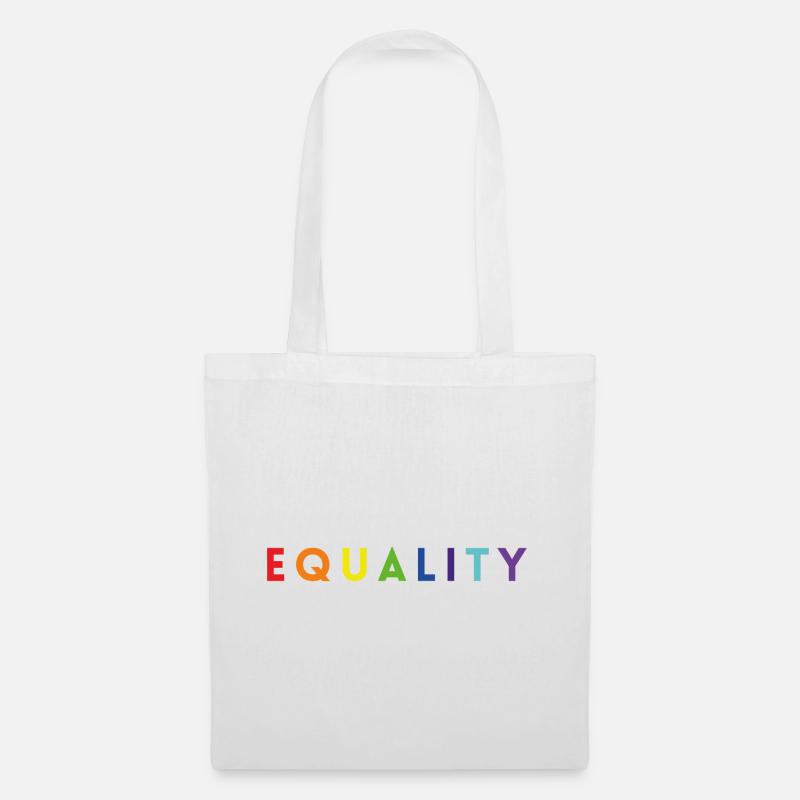 Equality lgbt Geschenk - Stoffbeutel - Weiß