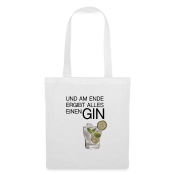 Gin - Stoffbeutel - Weiß - Vorne