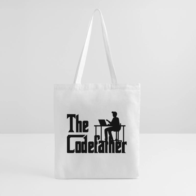 The Codefather Coding Programier Cadeau Sac en tissu