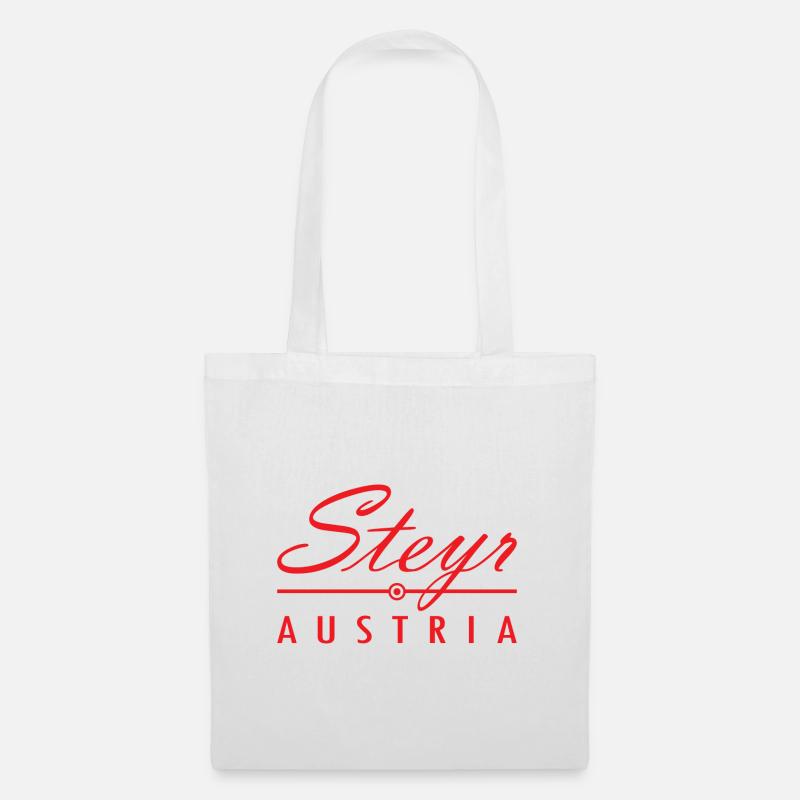 Steyr Austria Geschenk Österreich Lederhose - Stoffbeutel - Weiß