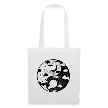 Sun and Moon/ Moon and Sun - Tote Bag - white - Front