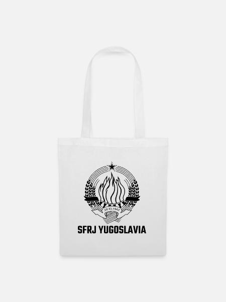 Yugoslavia Jugo SFRJ Kosovo Geschenk Tito - Stoffbeutel - Weiß