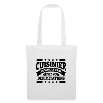 CUISINIER LE SEUL LE VRAI - Sac en tissu - blanc - Devant