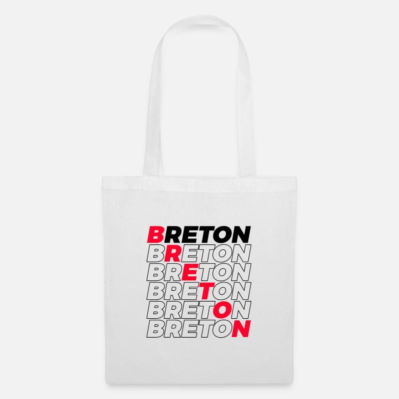 BRETON - Sac en tissu - blanc